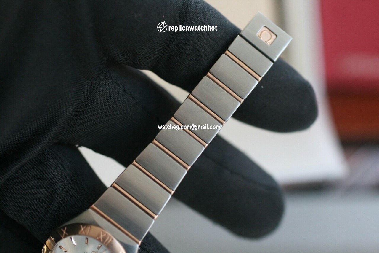 Omega Constellation Quartz Womens watch Quartz Gold Steel 123.20.24.60.02.001 4