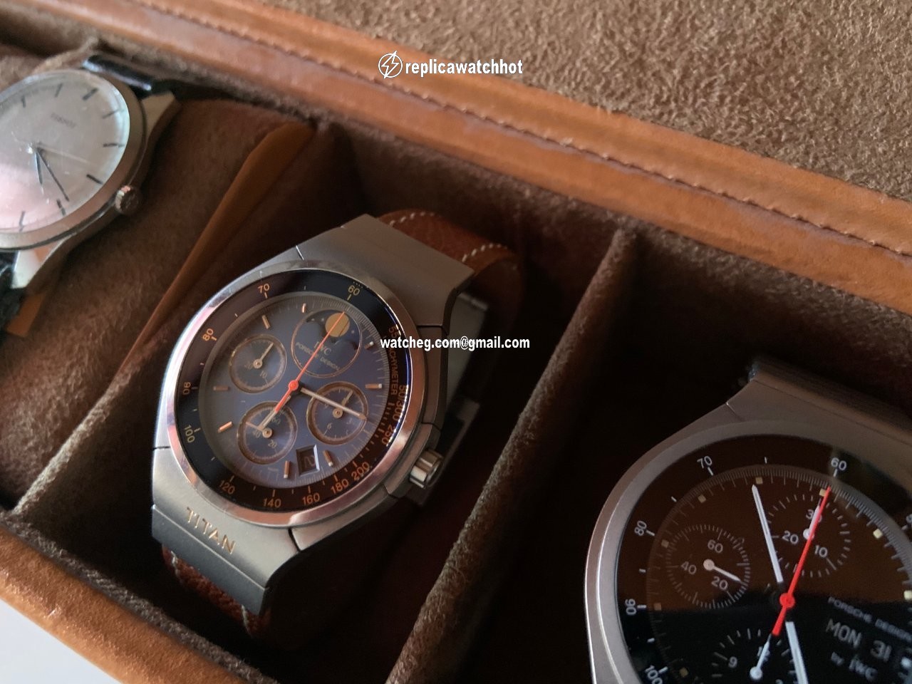 Porsche Design Mens watch Unisex Quartz Titanium Iwc 4