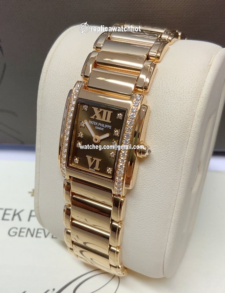 Patek Philippe Twenty~4 Womens watch Quartz Rose gold 4908 11R-010 4