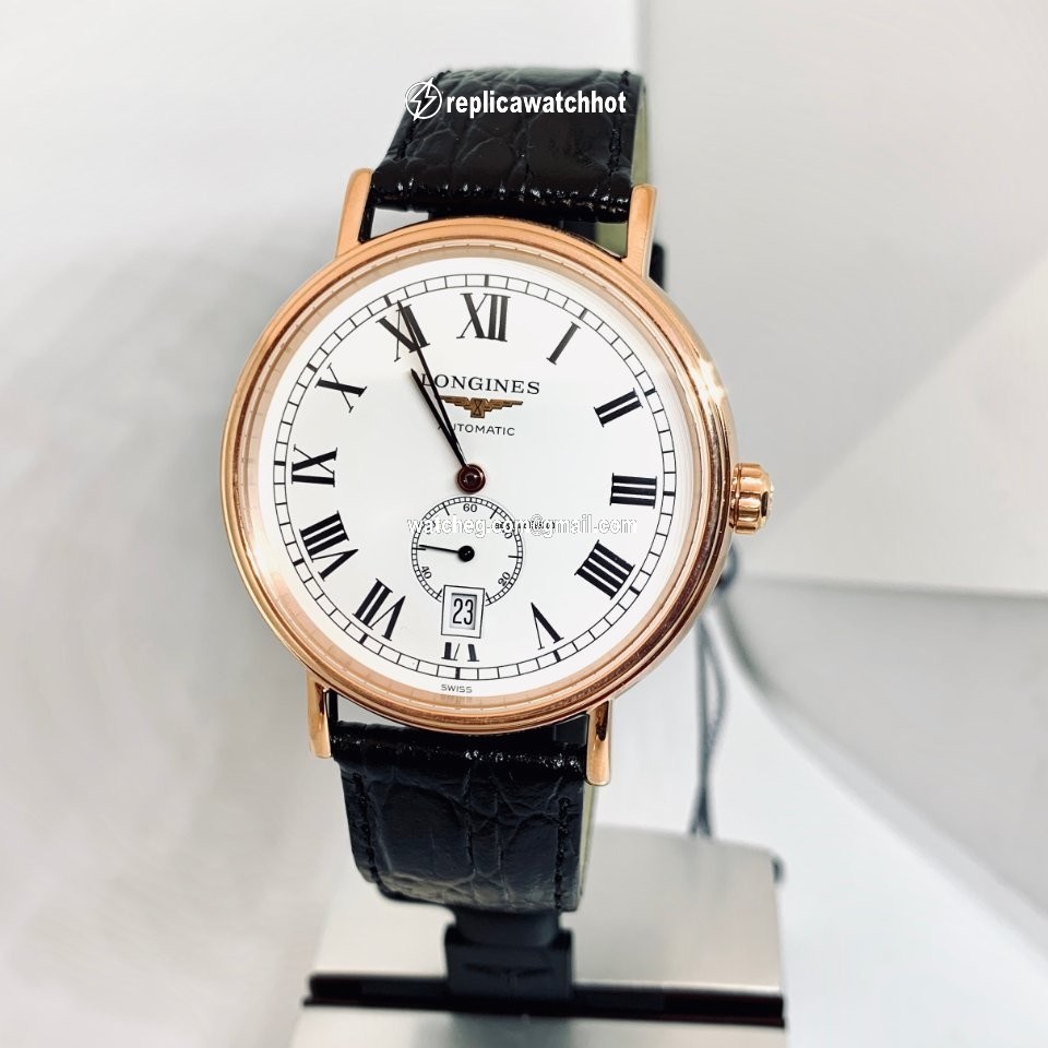 Longines Presence Mens watch Unisex Automatic Gold Steel L49051112 4