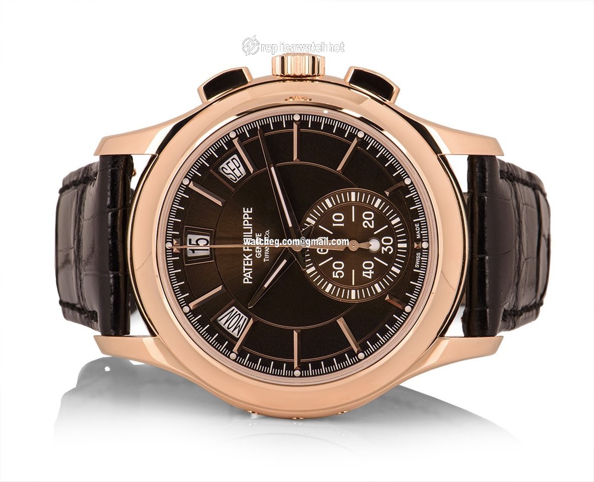 Patek Philippe Annual Calendar Chronograph Mens watch Unisex Automatic Rose gold 5905R-001 4