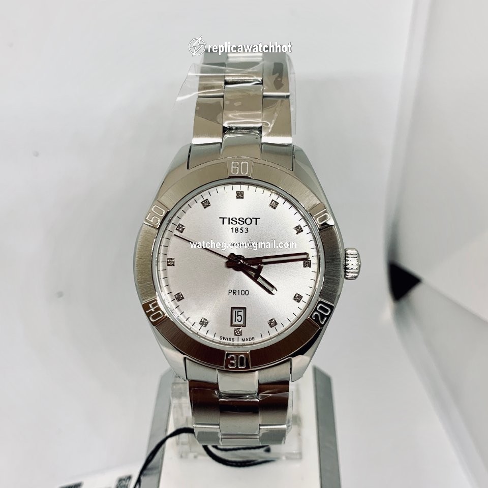 Tissot PR 100 Womens watch Quartz Steel T101.910.11.036.00 4