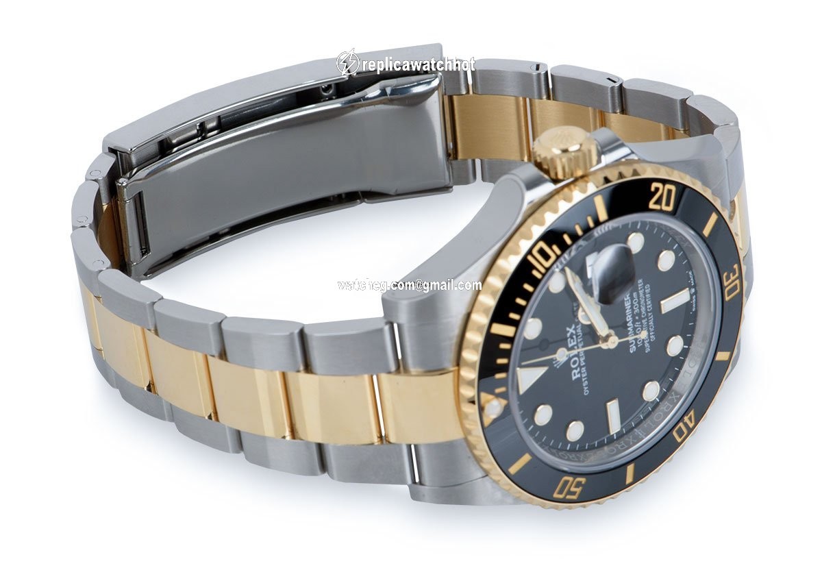 Rolex Submariner Date Mens watch Unisex Gold Steel Automatic 126613LN 4