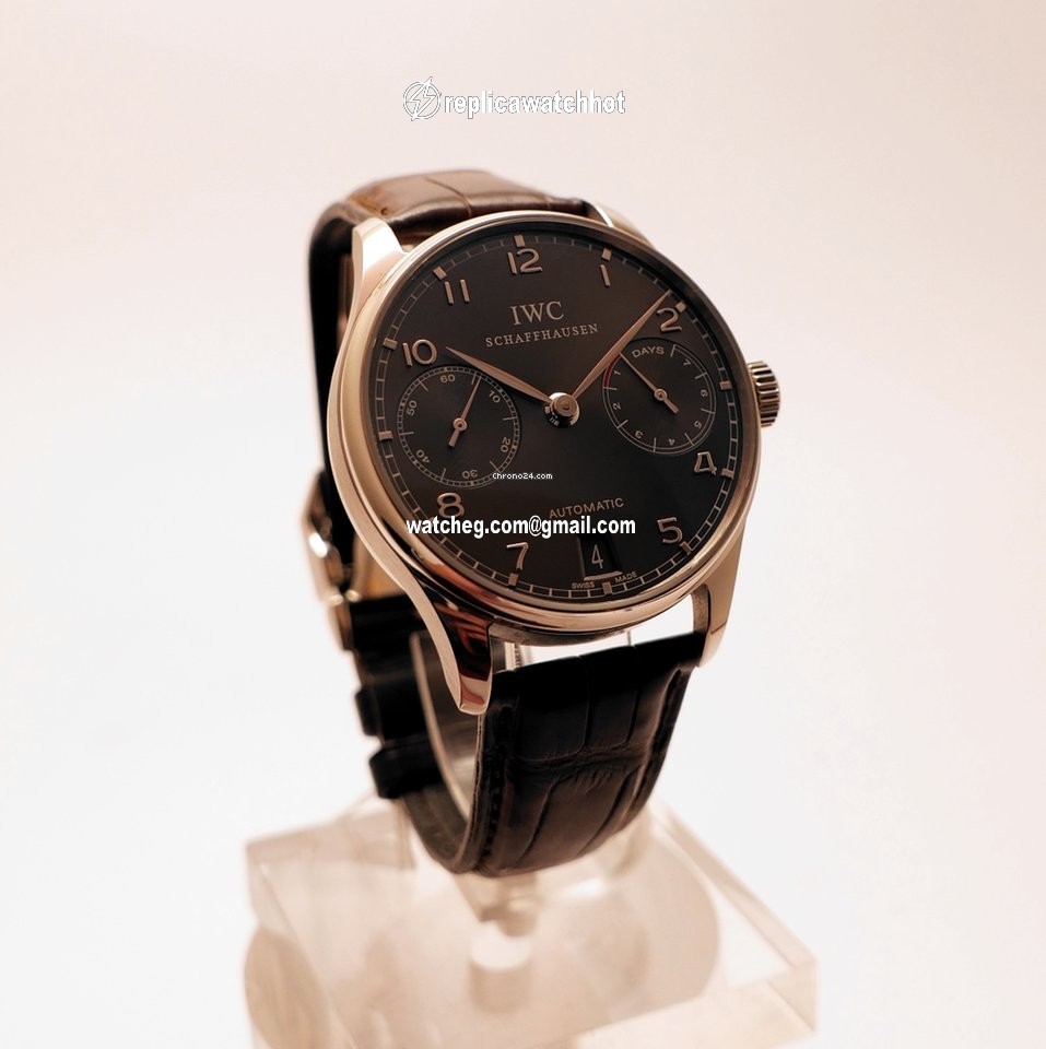IWC Portuguese Automatic Mens watch Unisex Automatic White gold IW500106 4