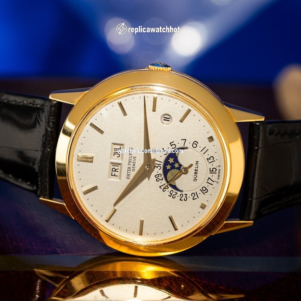 Patek Philippe Perpetual Calendar Mens watch Unisex Automatic Yellow gold 3450 4