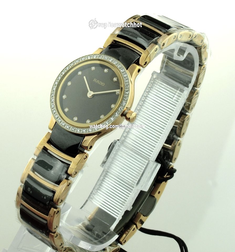 Rado Centrix Womens watch Quartz Gold Steel R30218702 4