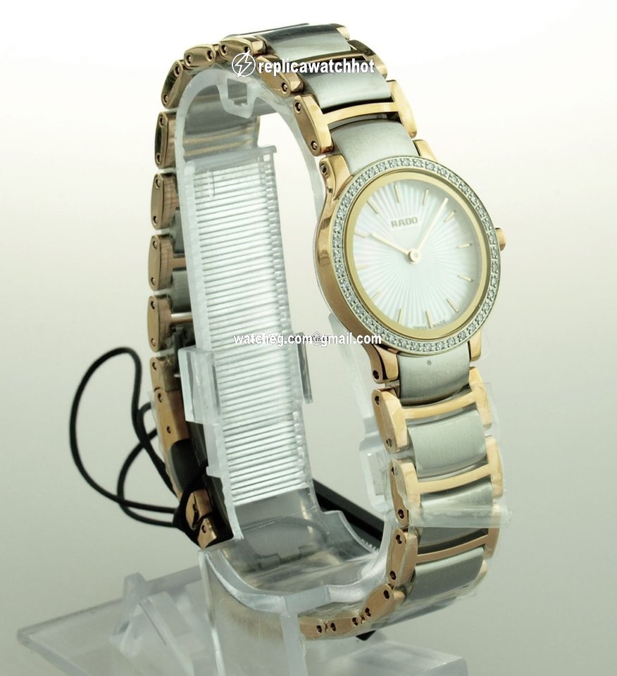 Rado Centrix Womens watch Quartz Gold Steel R30218923 4