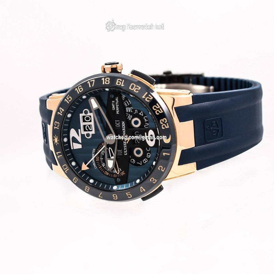 Ulysse Nardin El Toro  Black Toro Mens watch Unisex Automatic Rose gold 326-00-3 BQ 4
