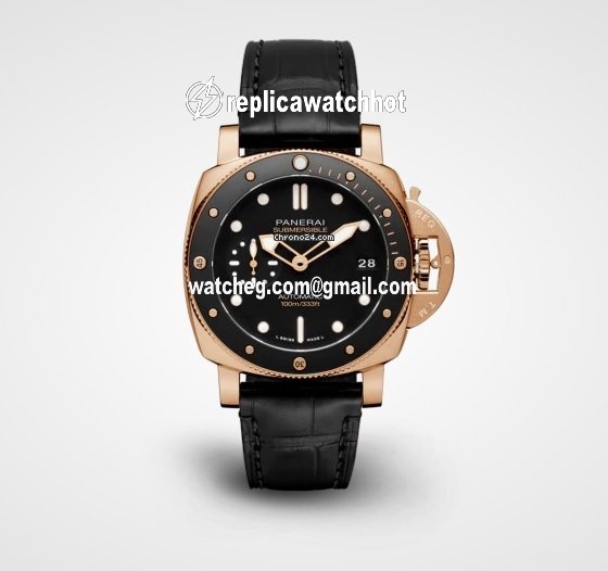 Panerai Luminor Submersible Mens watch Unisex Automatic Rose gold PAM 00974 4