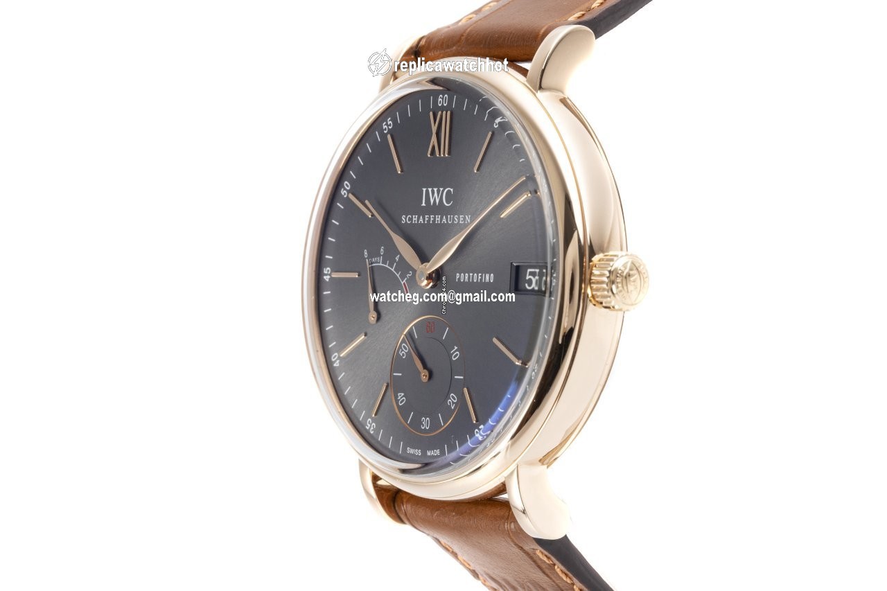 IWC Portofino Hand-Wound Mens watch Unisex Manual winding Red gold 5101 4