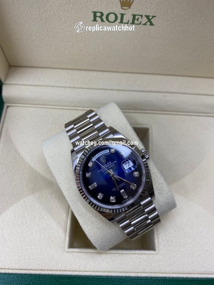 Rolex Day-Date 36 Mens watch Unisex White gold Automatic 128239 4