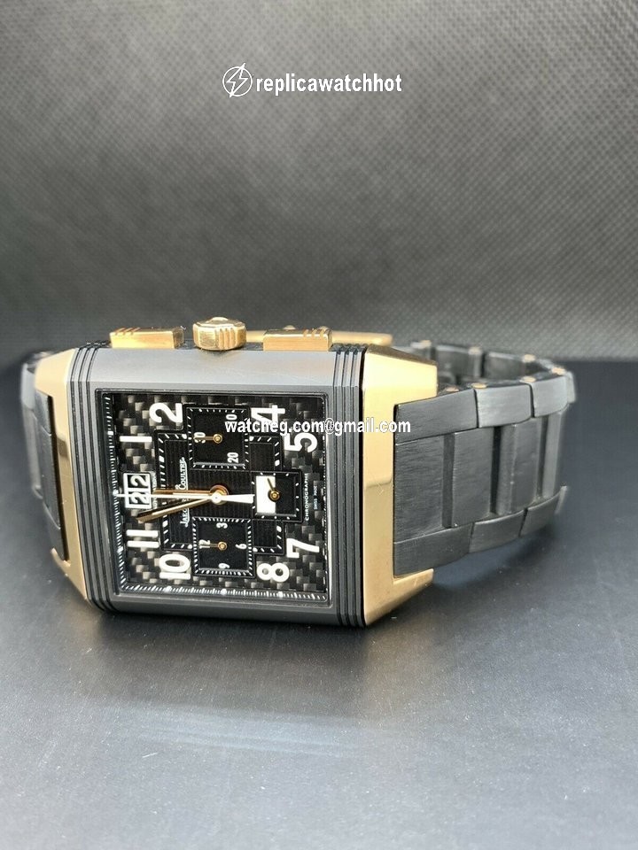 Jaeger-LeCoultre Reverso Squadra World Chronograph Mens watch Unisex Automatic Red gold JLQ702L67P 4