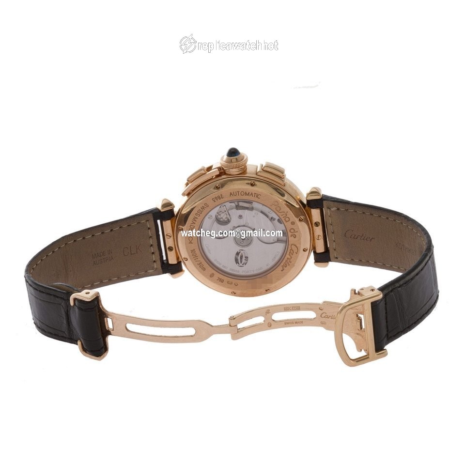 Cartier Pasha Mens watch Unisex Automatic Rose gold W3019951 4