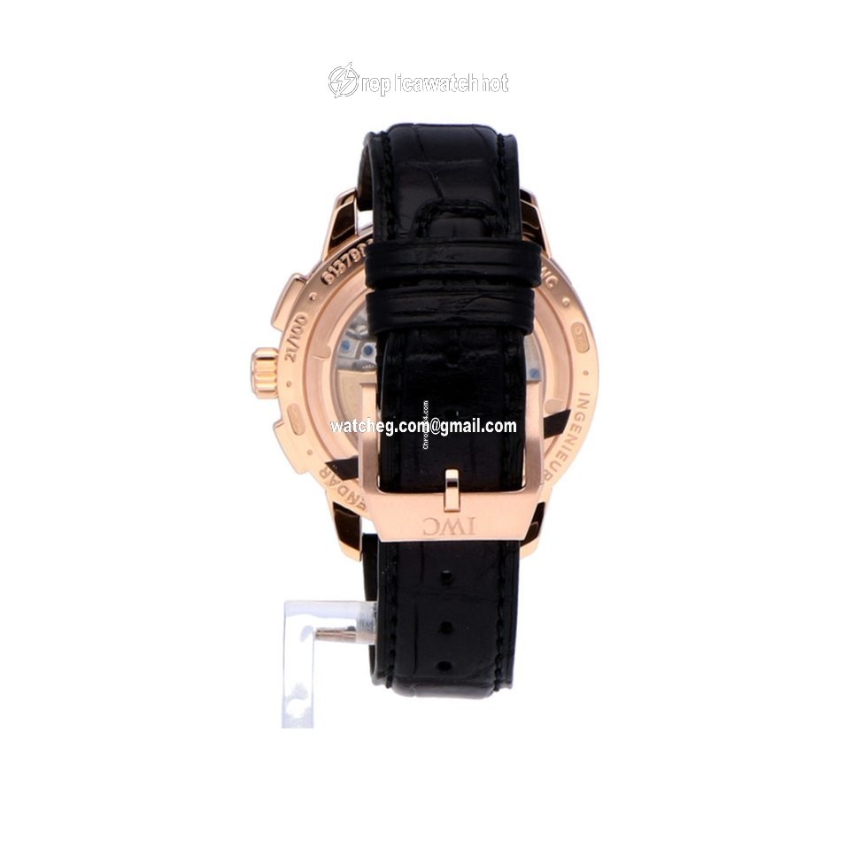 IWC Ingenieur Perpetual Calendar Digital Date-Month Mens watch Unisex Automatic Red gold IW381701 4