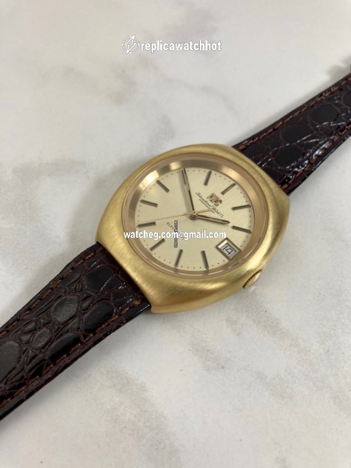IWC Mens watch Unisex Quartz Yellow gold 3406 4