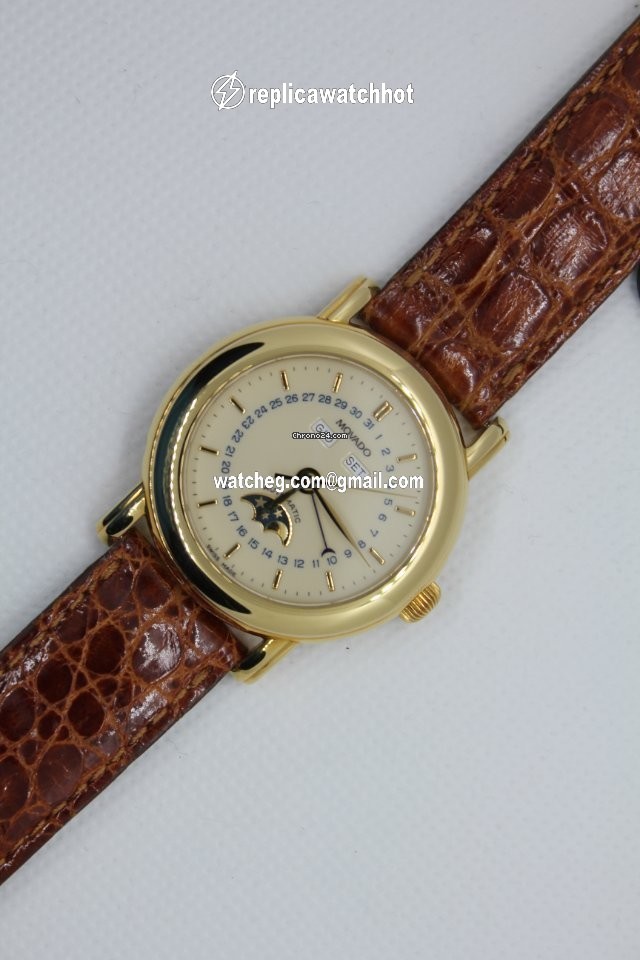 Movado Mens watch Unisex Automatic Yellow gold 40 B1 870 3 417 JMI 4