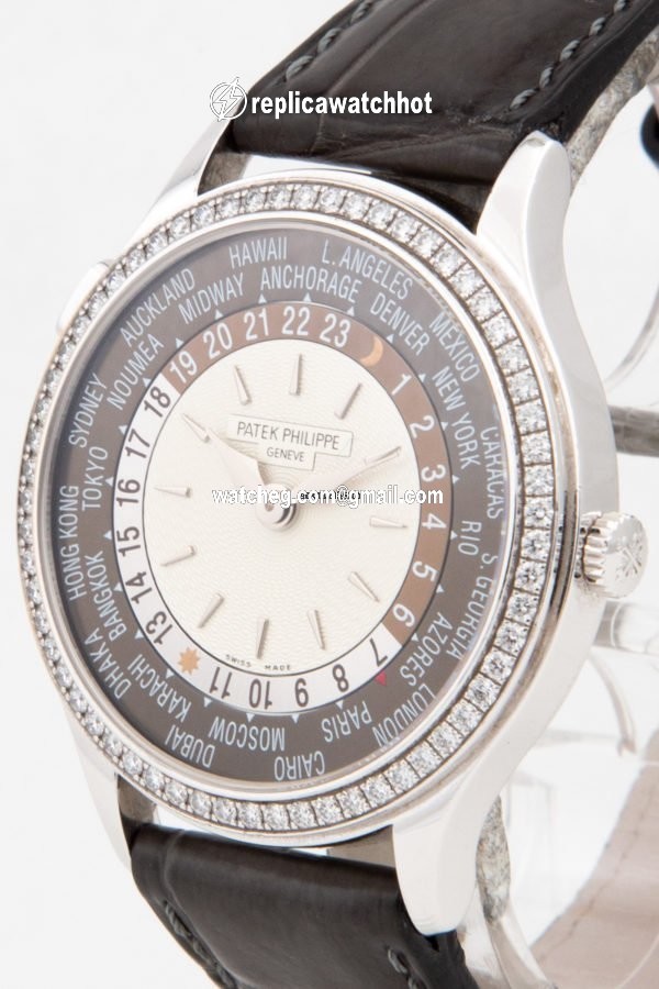 Patek Philippe World Time Womens watch Automatic White gold 7130G-001 4