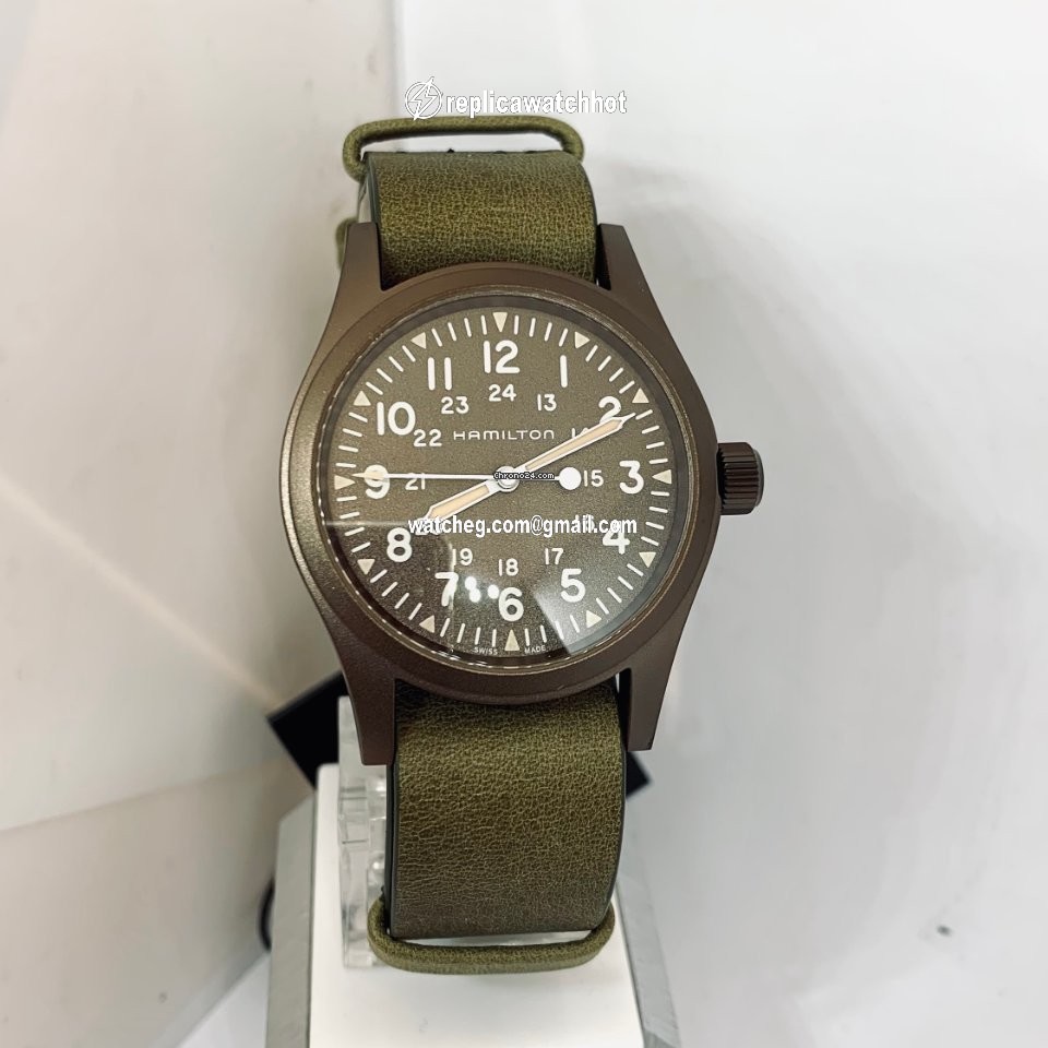 Hamilton Khaki Field Mens watch Unisex Manual winding Steel H69449861 4