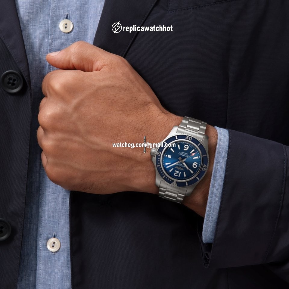 Breitling Superocean 44 Mens watch Unisex Automatic Steel A17367D81C1A1 4