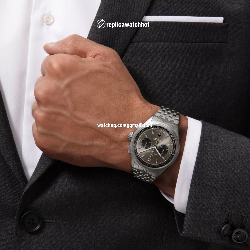 Breitling Mens watch Unisex Automatic Steel AB0118221B1A1 4