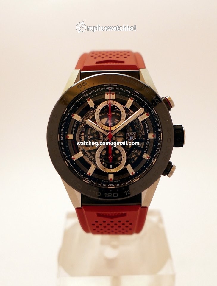 TAG Heuer Carrera Calibre HEUER 01 Mens watch Unisex Automatic Steel CAR2A1Z.FT6050 4