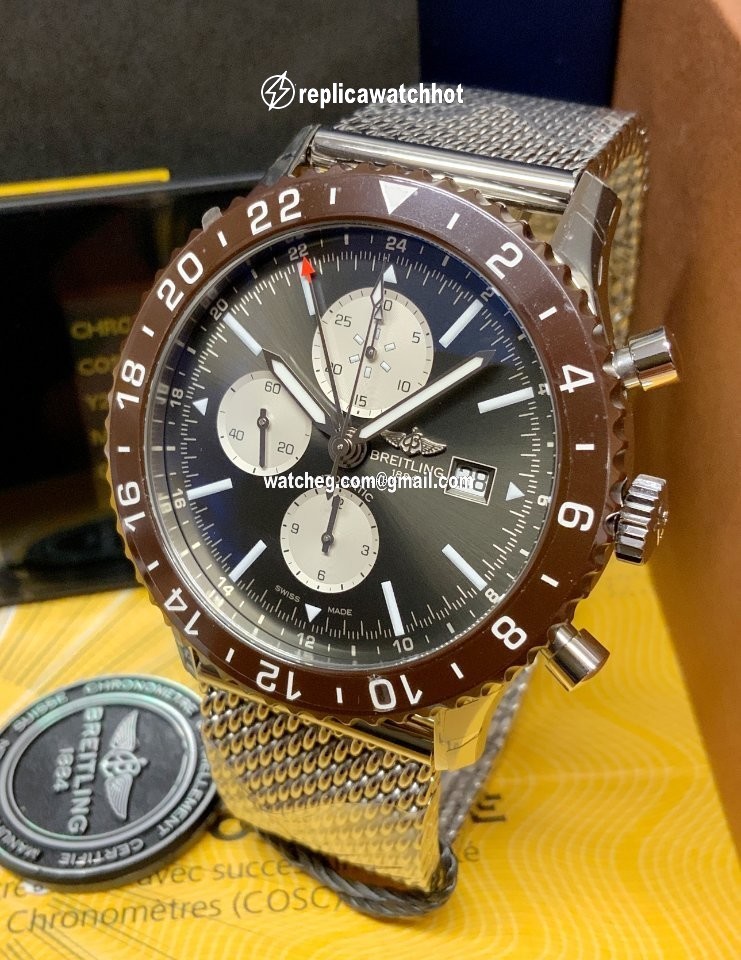 Breitling Chronoliner Mens watch Unisex Automatic Steel Y2431033 Q621 4