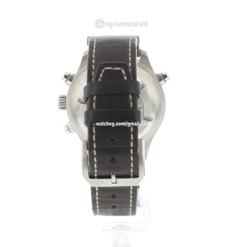 IWC Pilot Double Chronograph Mens watch Unisex Automatic Steel 371806 4