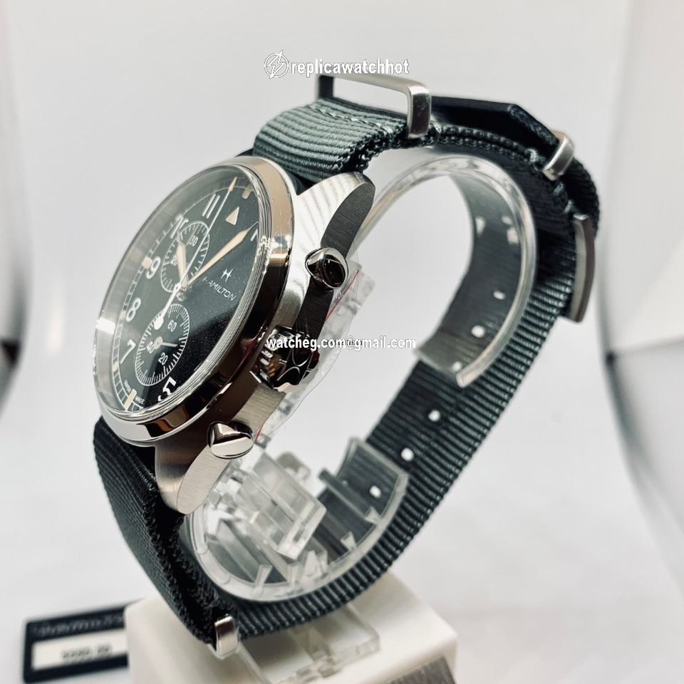 Hamilton Khaki Pilot Pioneer Mens watch Unisex Quartz Steel H76522931 4