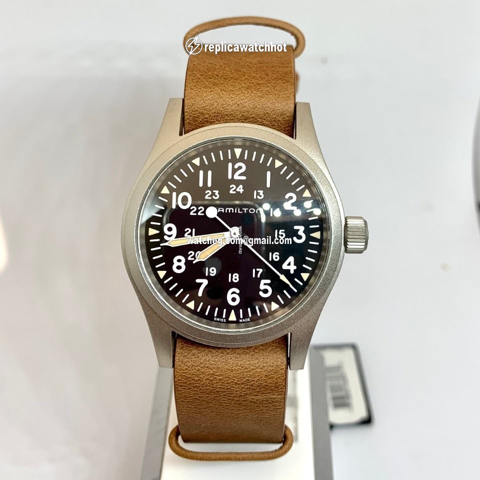 Hamilton Khaki Field Mens watch Unisex Manual winding Steel H69439531 4