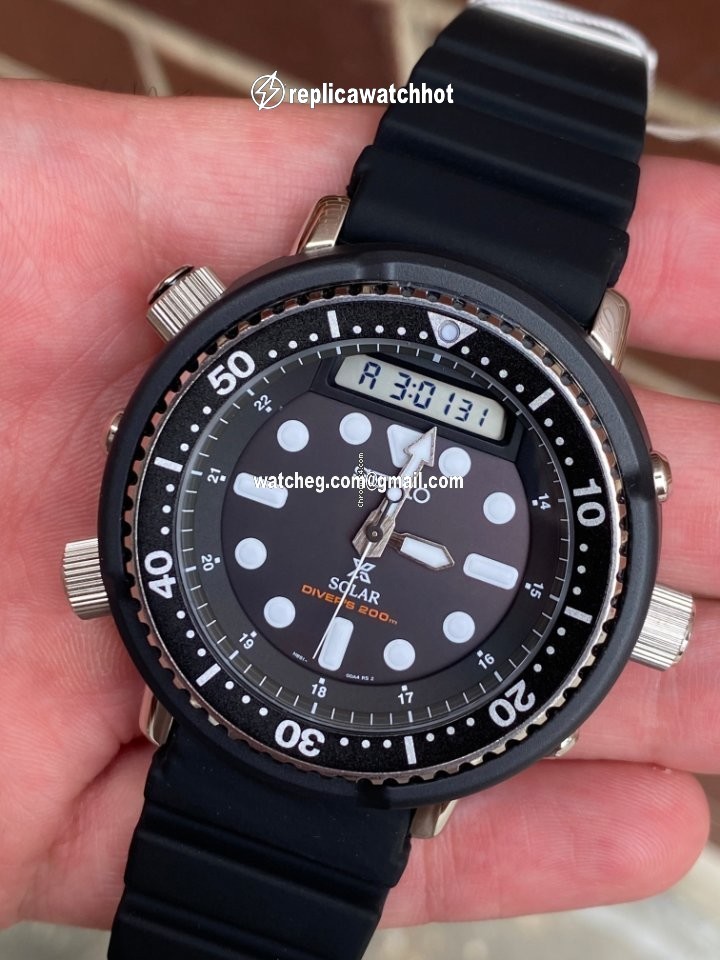 Seiko Prospex Mens watch Unisex Quartz Steel SNJ025P1 4