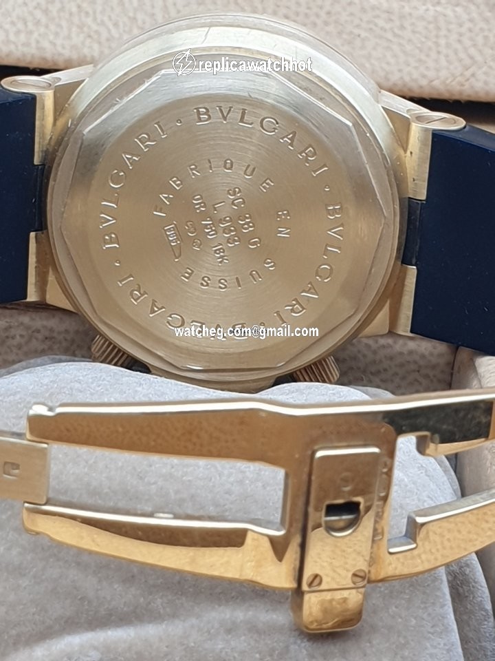 Bulgari Diagono Mens watch Unisex Automatic Yellow gold SC 38 G 4