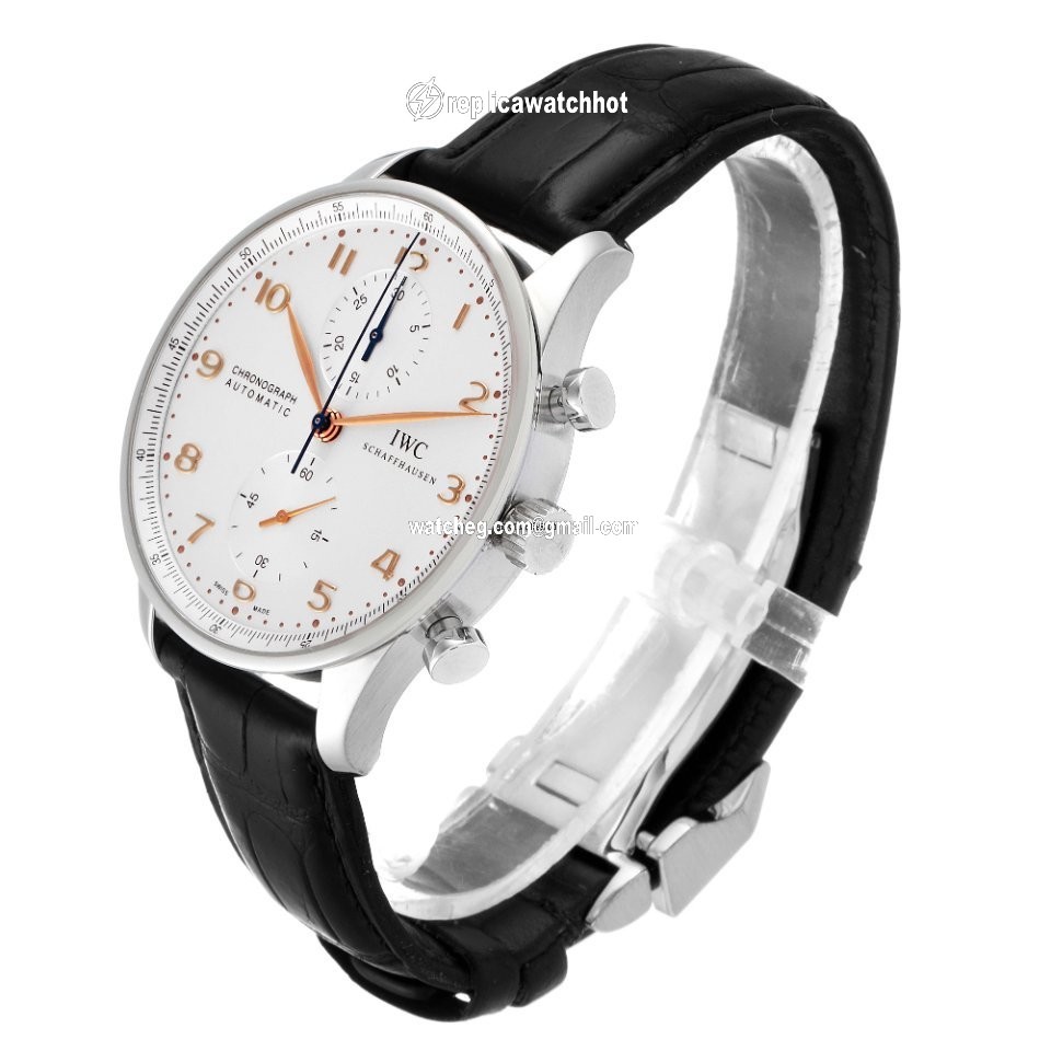 IWC Portuguese Chronograph Mens watch Unisex Automatic Steel IW371445 4
