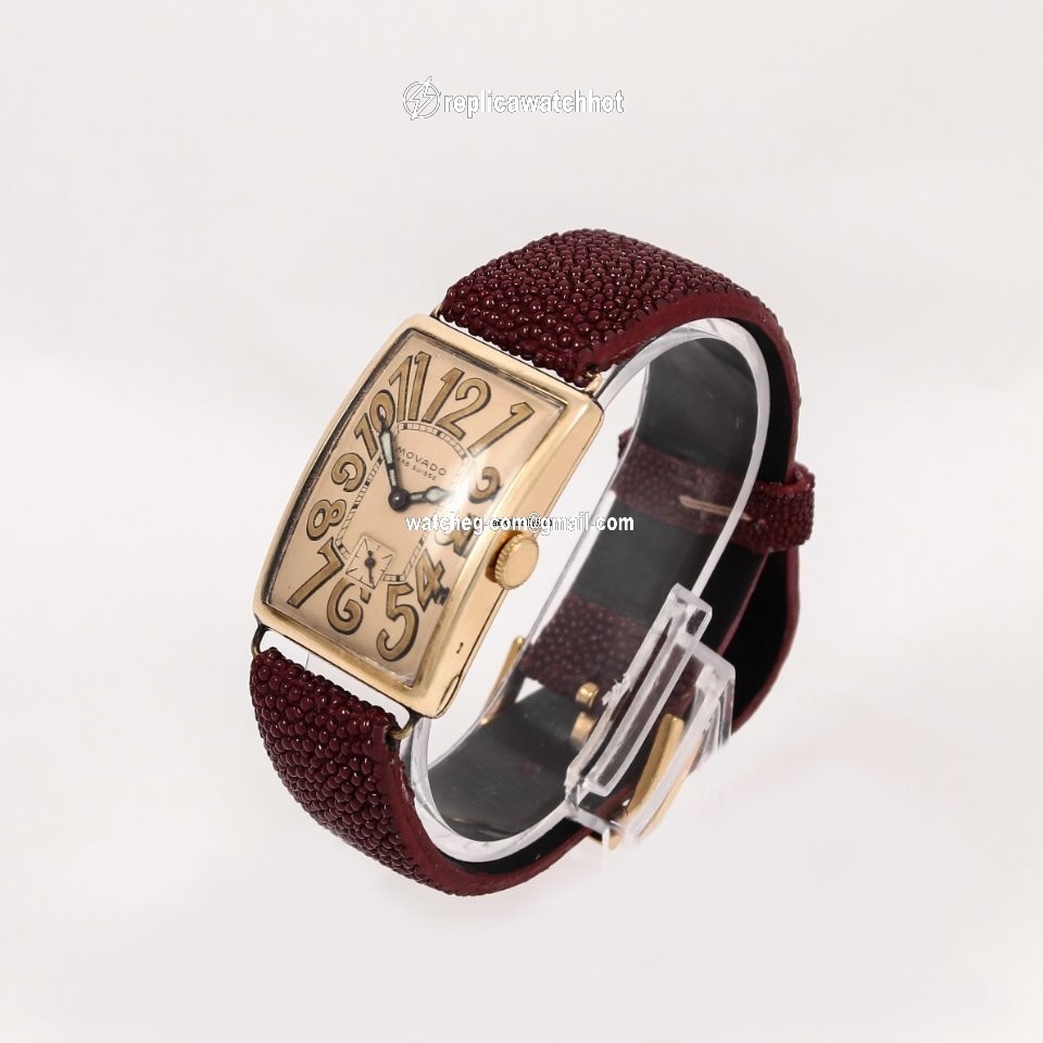 Movado Mens watch Unisex Manual winding Yellow gold MOVADO VINTAGE 1920 4