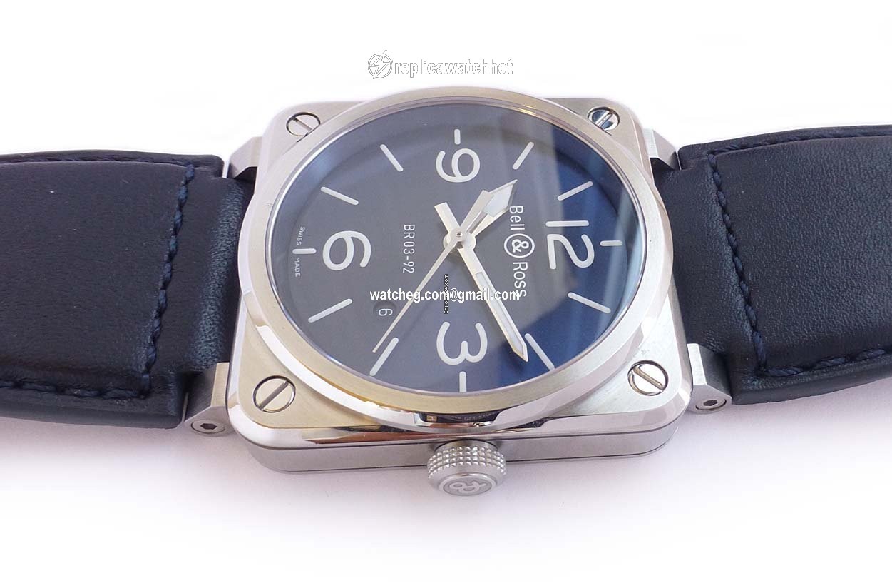 Bell & Ross BR 03-92 Steel Mens watch Unisex Automatic Steel BR0392-BLU-ST SCA 4