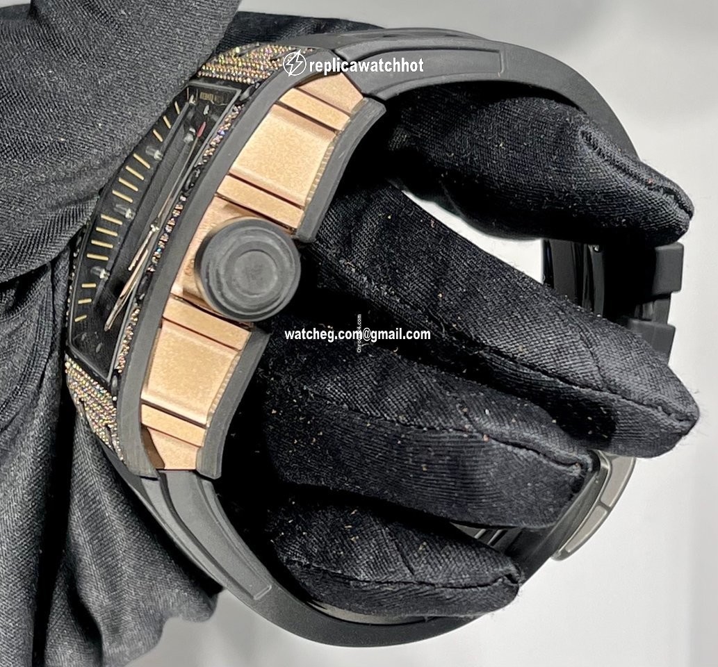 Richard Mille RM 055 Mens watch Unisex Manual winding Rose gold RM 055 Bubba Watson 4