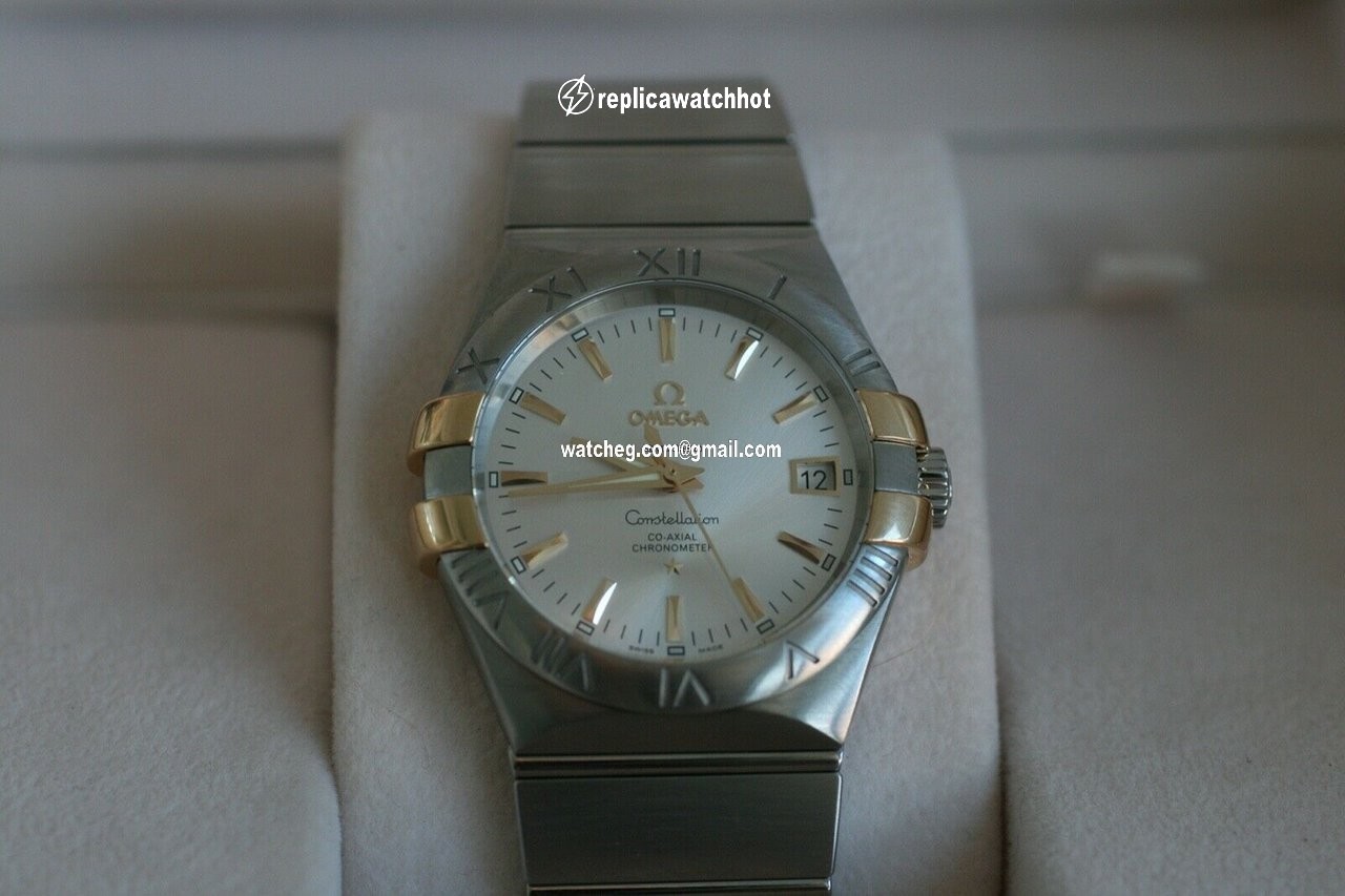 Omega Constellation Ladies Mens watch Unisex Automatic Gold Steel 123.20.35.20.02.004 4