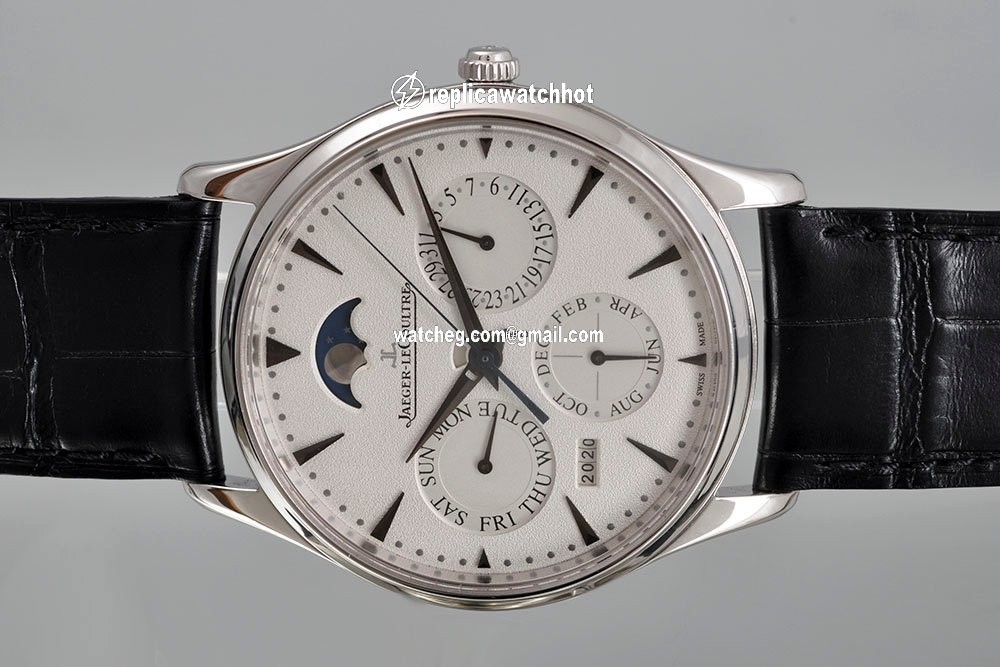 Jaeger-LeCoultre Master Ultra Thin Perpetual Automatic White gold 176.3.21.S 4