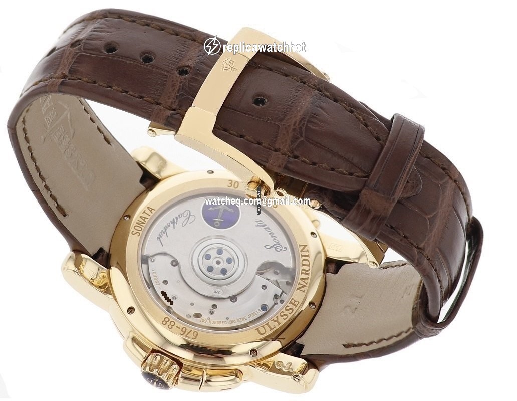 Ulysse Nardin Sonata Mens watch Unisex Automatic Rose gold 676-88 212 4