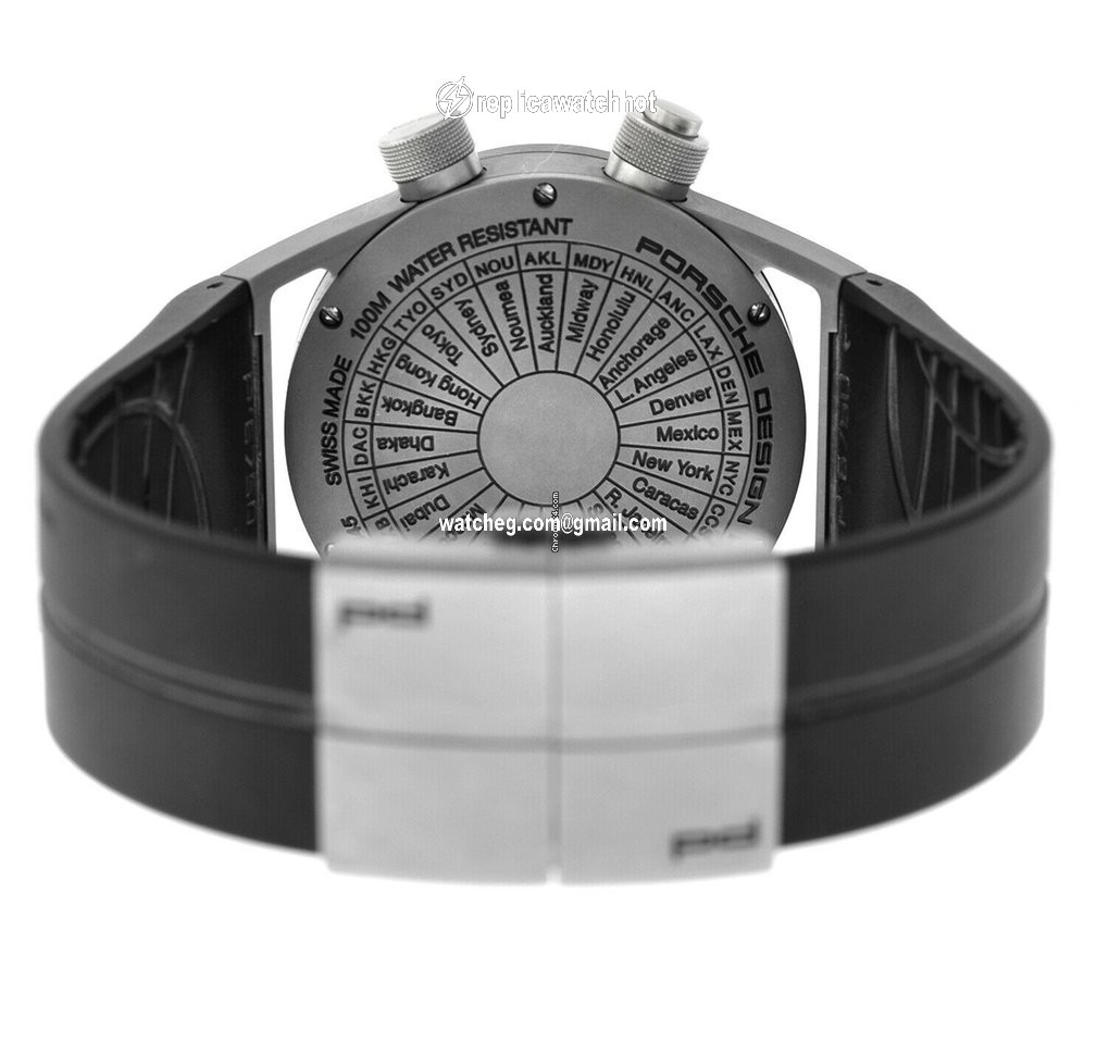 Porsche Design Worldtimer Mens watch Unisex Automatic Titanium P6750 6750.10.24.1180 4