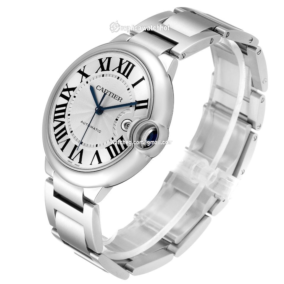 Cartier Ballon Bleu 42mm Mens watch Unisex Automatic Steel W69012Z4 4
