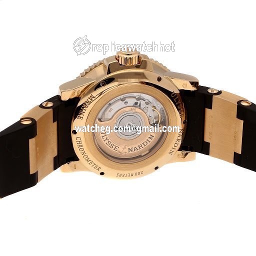 Ulysse Nardin Maxi Marine Diver Mens watch Unisex Manual winding Rose gold 266.33.3A.925 4
