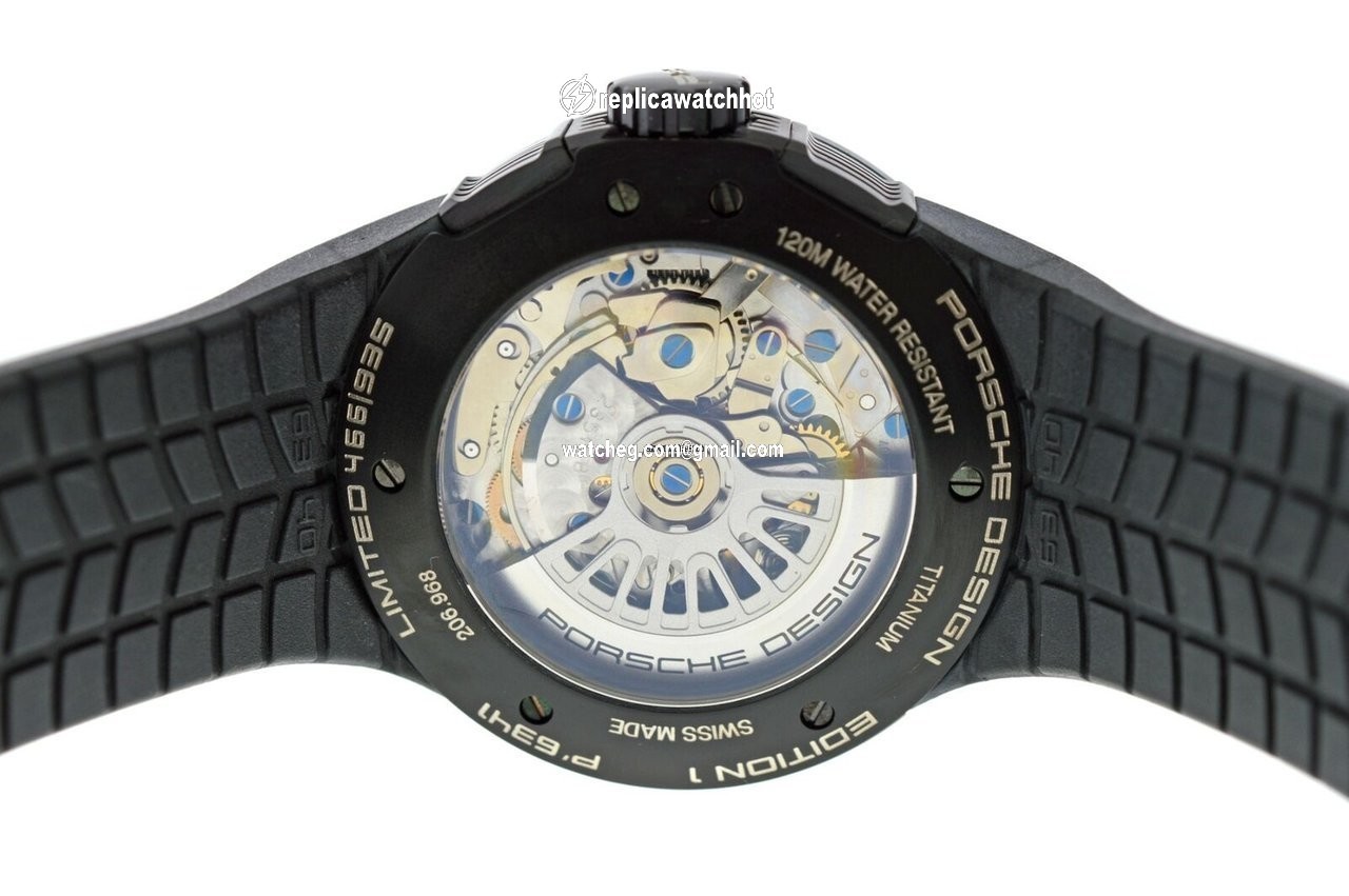 Porsche Design Flat Six Womens watch Automatic Steel P6341 6341.13.44.1169 4