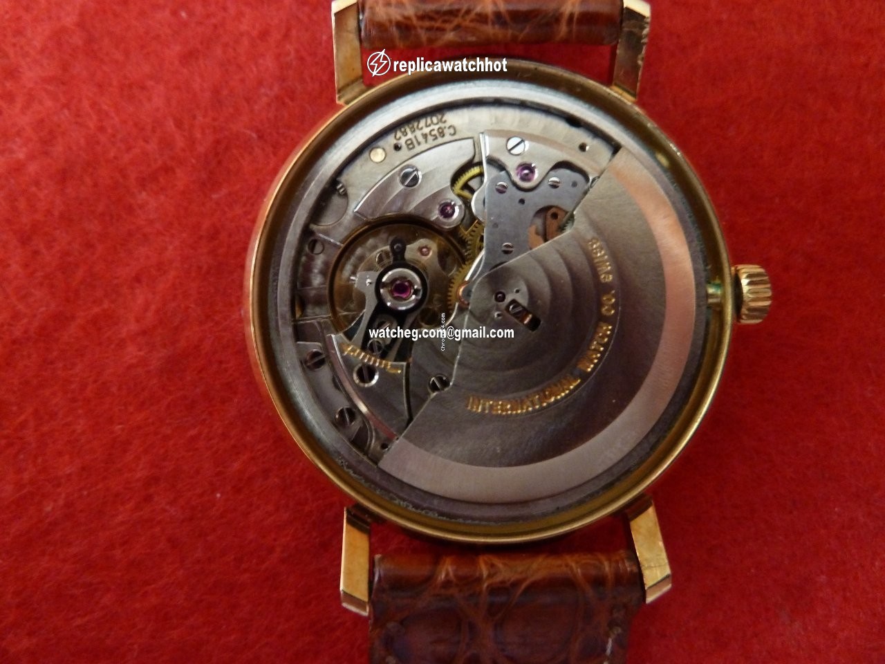 IWC Mens watch Unisex Automatic Yellow gold 1818 4
