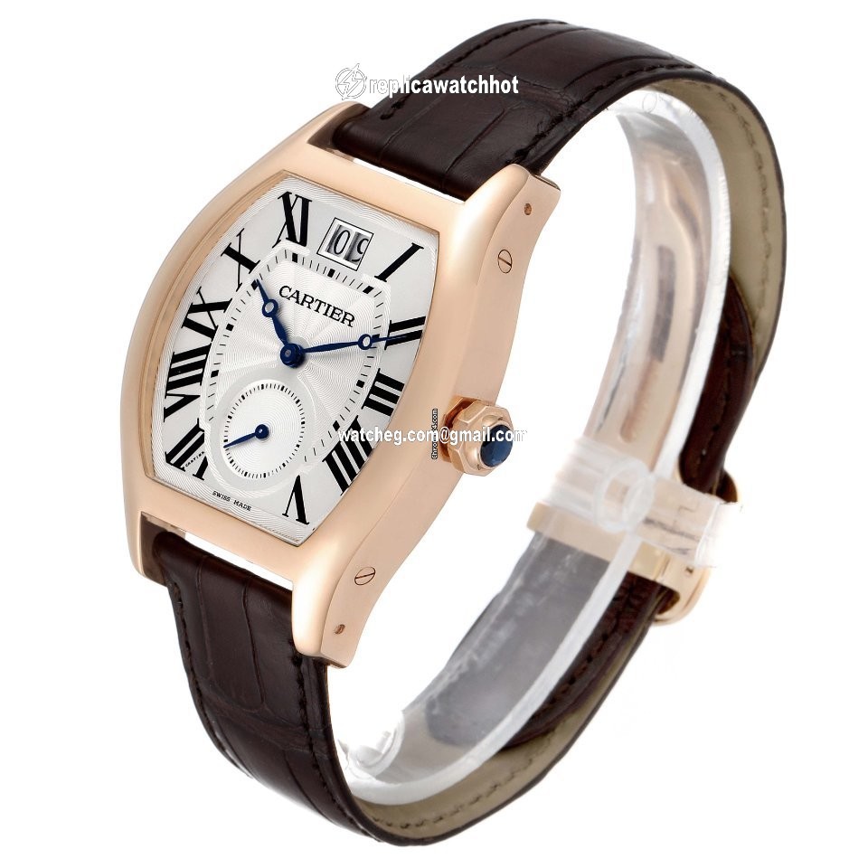 Cartier Tortue Mens watch Unisex Manual winding Rose gold W1556234 4