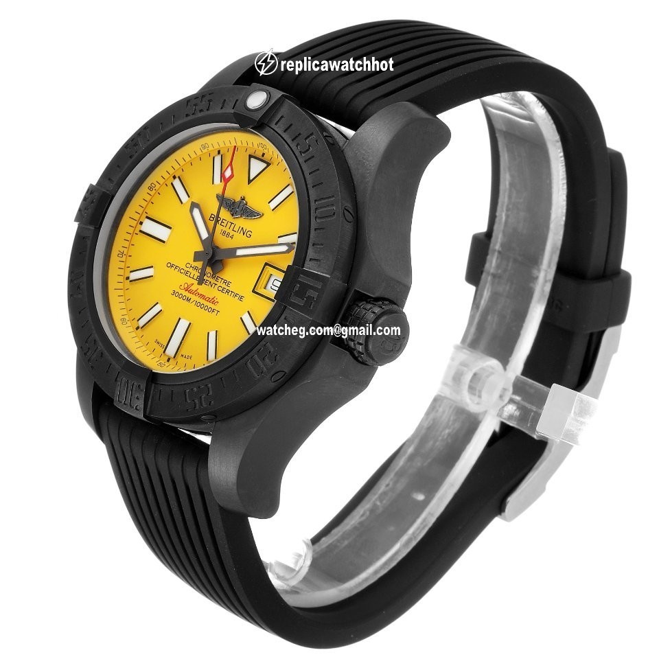 Breitling Avenger II Seawolf Mens watch Unisex Automatic Steel M17331 4