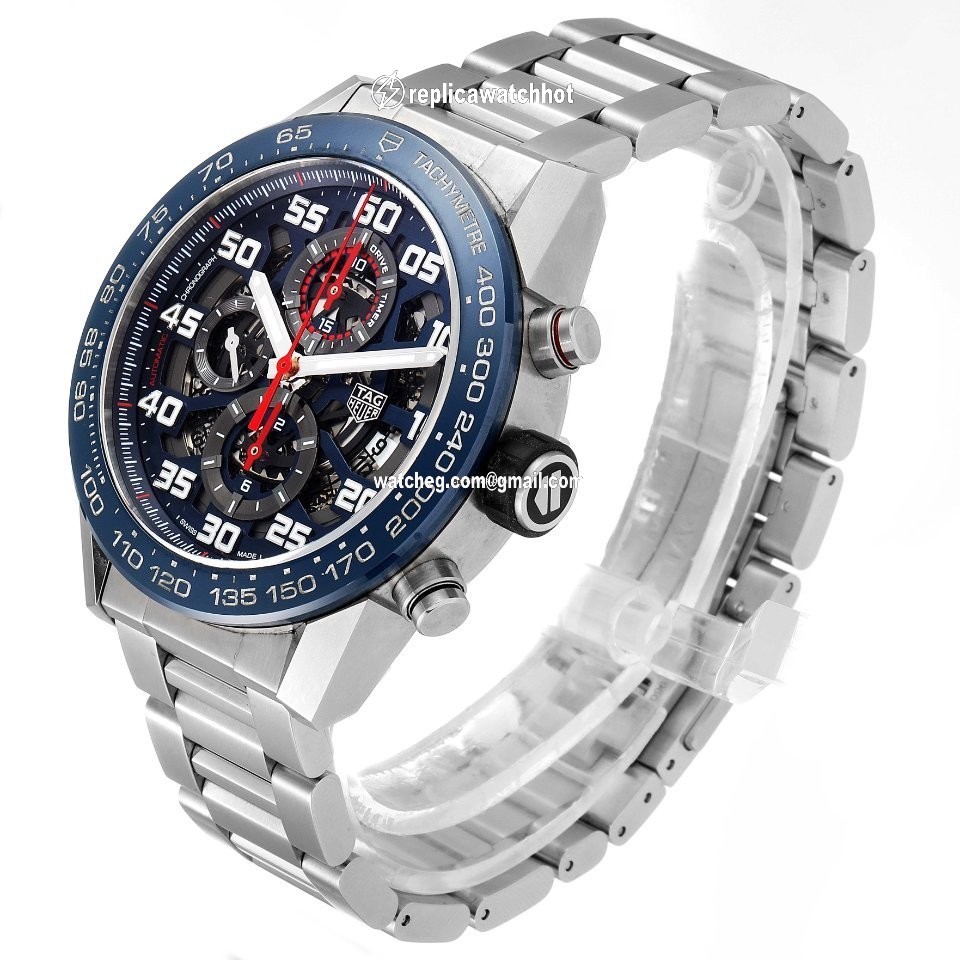 TAG Heuer Carrera Calibre HEUER 01 Mens watch Unisex Automatic Steel CAR2A1K.BA0703 4