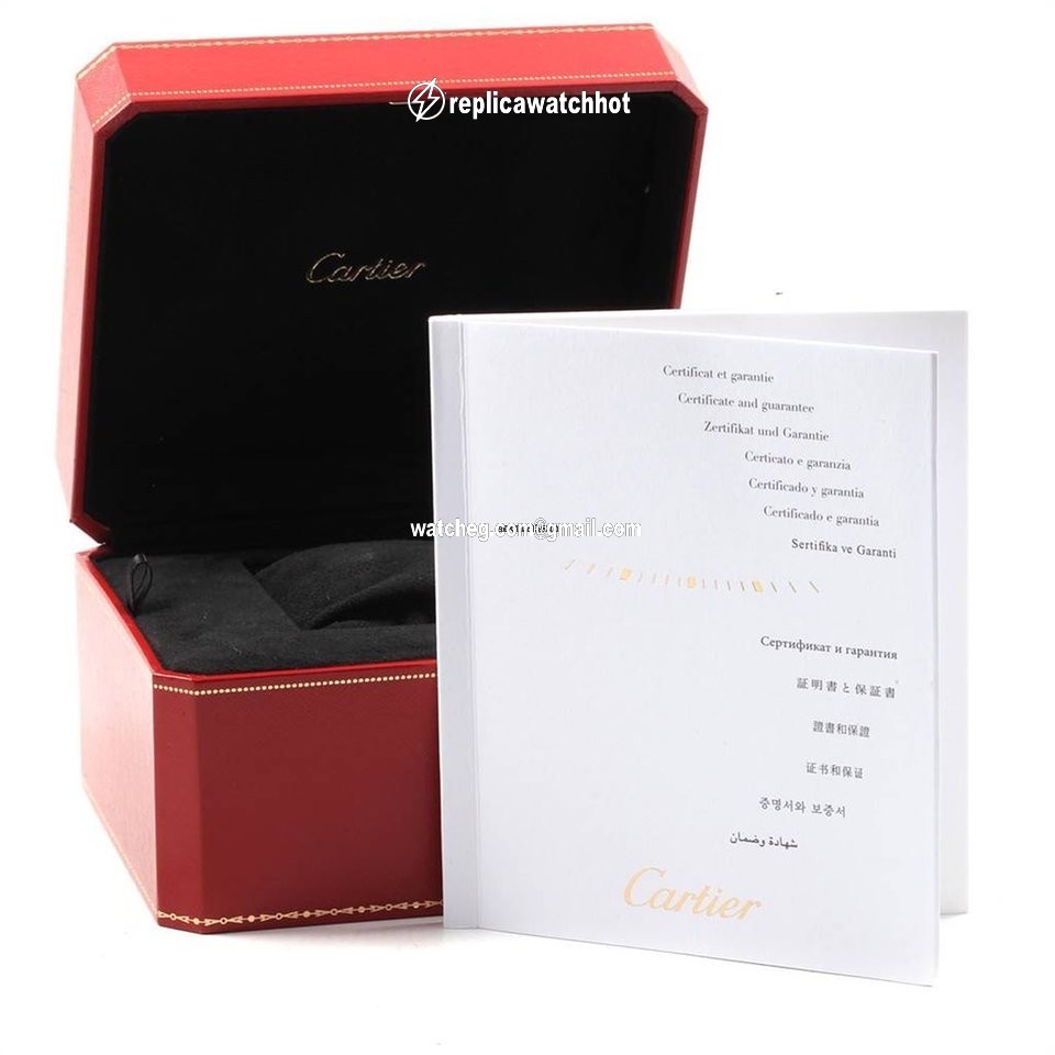 Cartier Tank Anglaise Mens watch Unisex Automatic Gold Steel W5310007 4