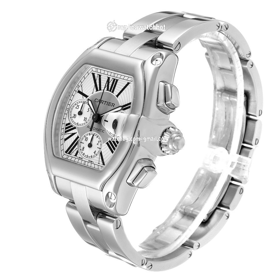 Cartier Roadster Mens watch Unisex Automatic Steel W62019X6 4