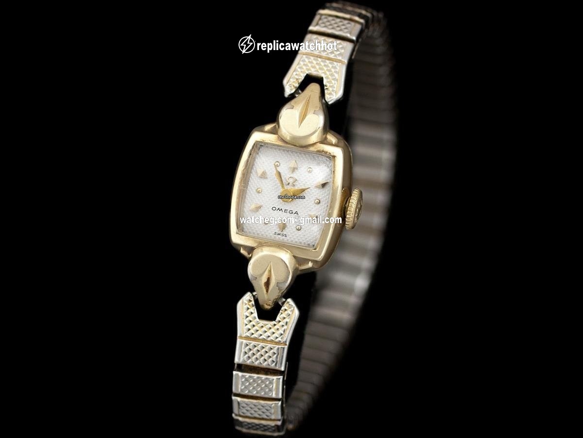 Omega Womens watch Gold Steel 7383 4