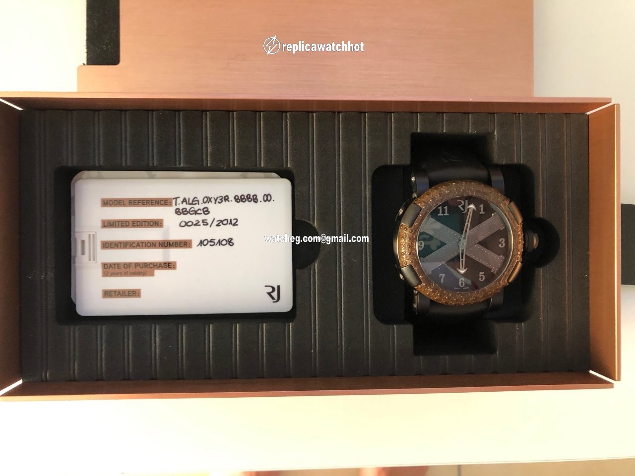 Romain Jerome Titanic-DNA Mens watch Unisex Automatic T.ALG.OXY3R.BBBB.00 BBGCB 4